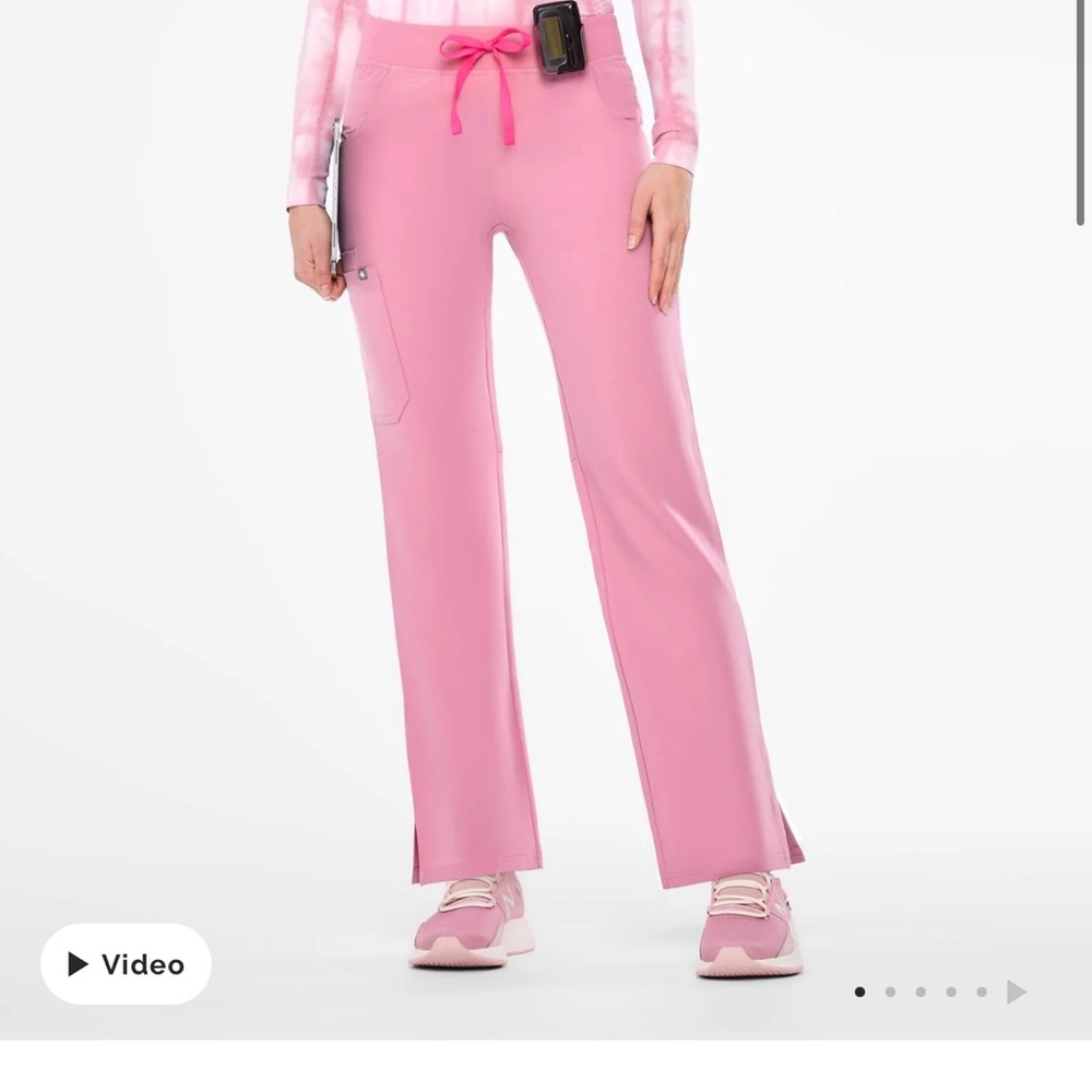 Figs Pink Cloud Scrub Women's Pants M Regular